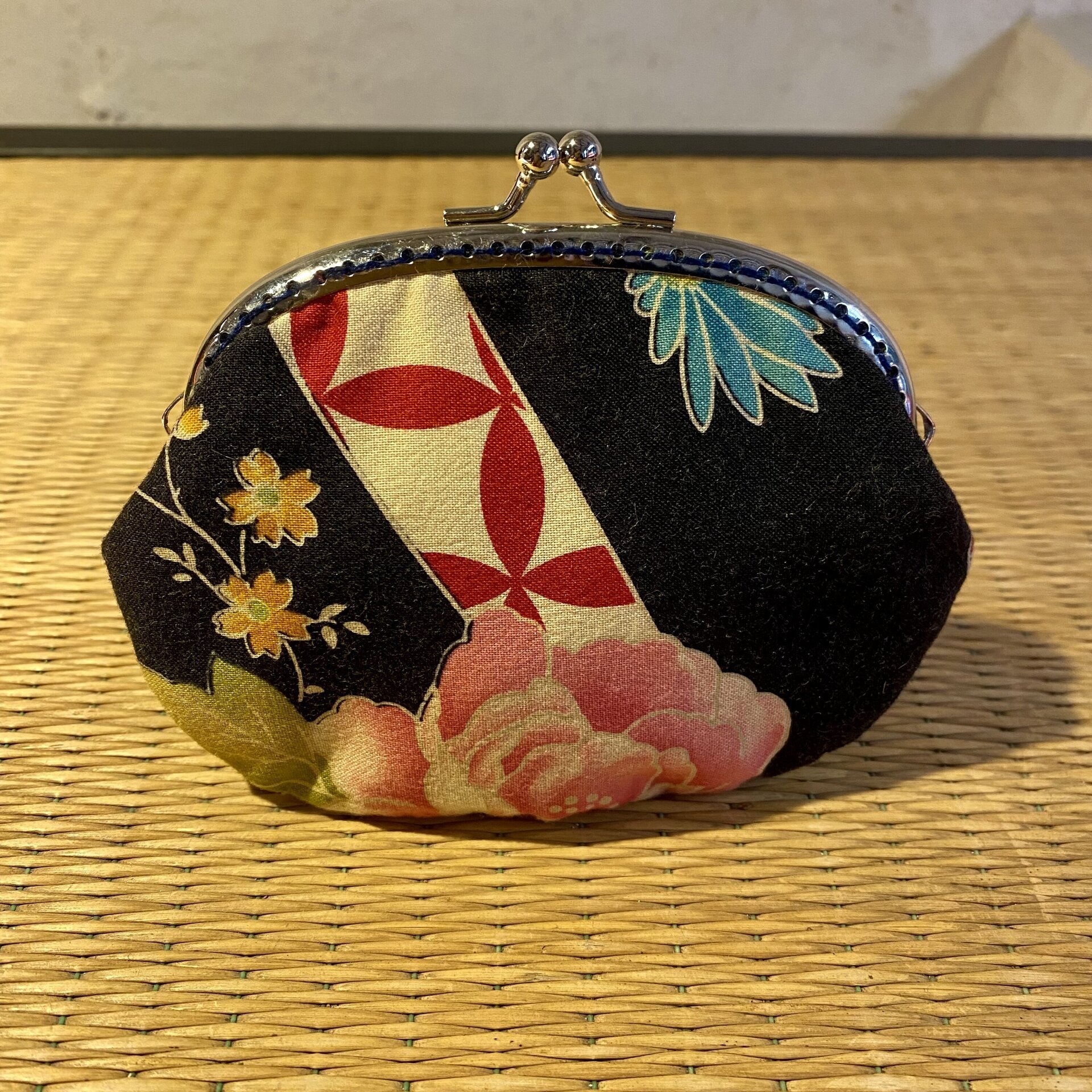 Monedero Gamaguchi flor - 1