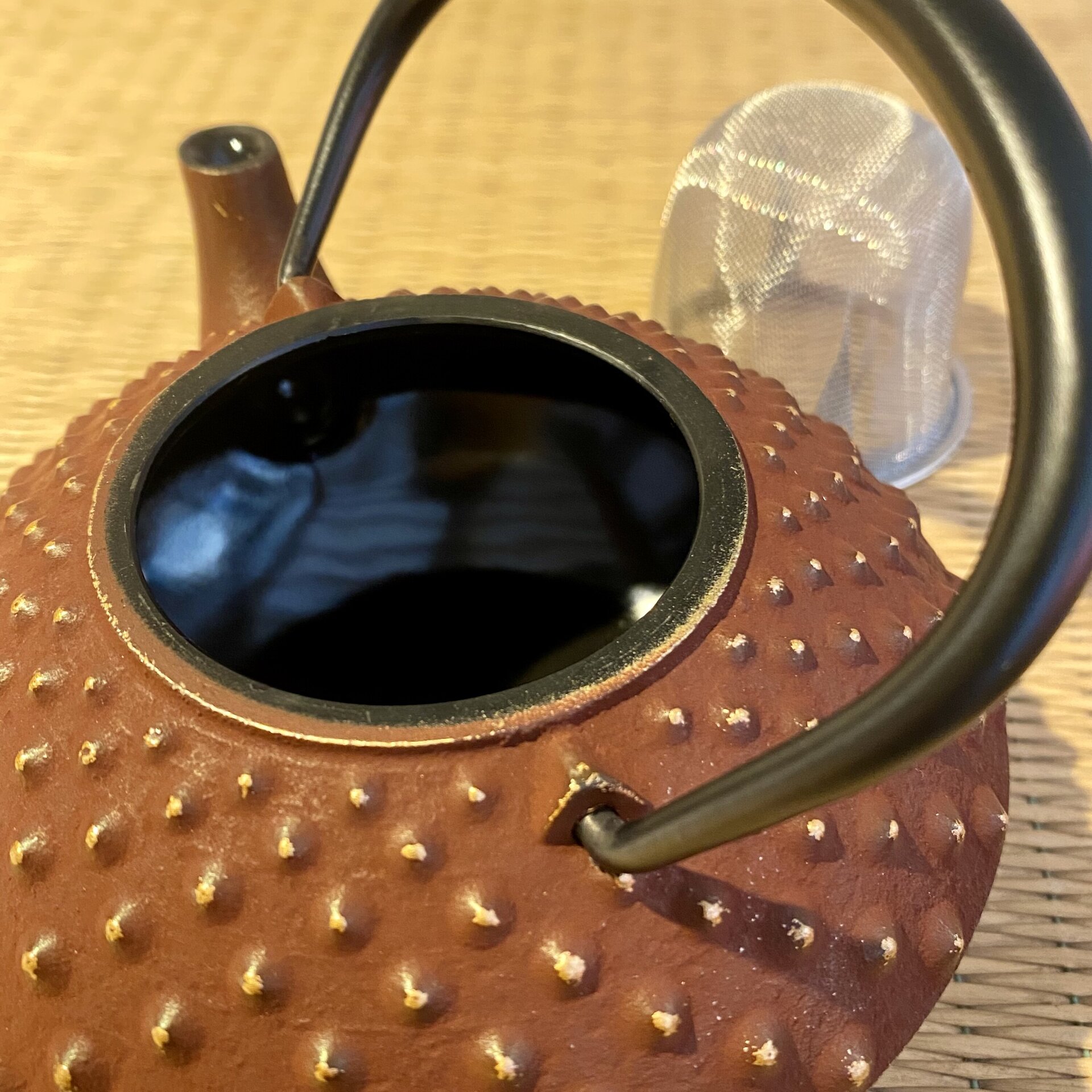 Tetera Japonesa de Hierro – Marrón (Nambu Tetsubin)　 - 5