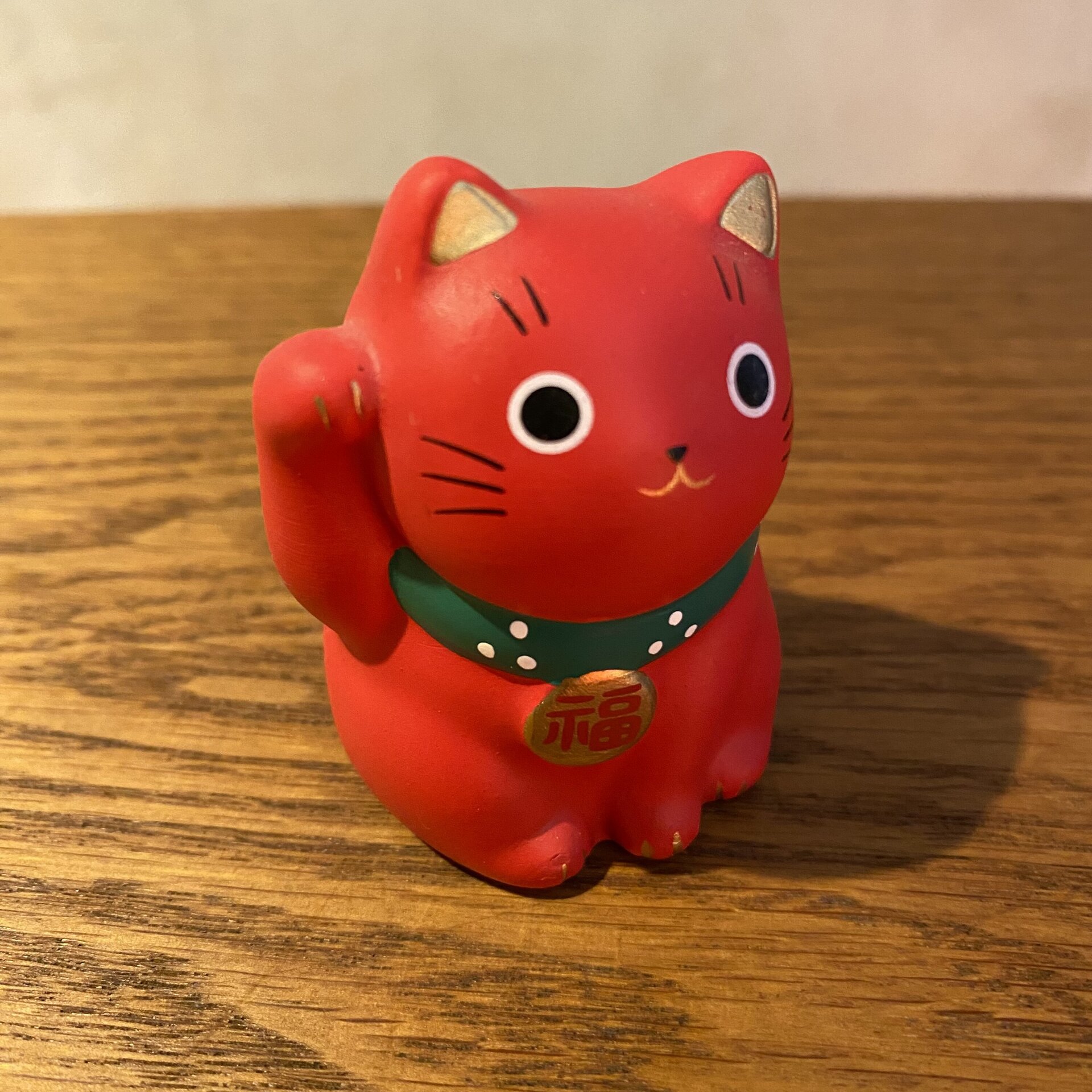 Maneki Neko Rojo (Protege contra la enfermedad) - 2
