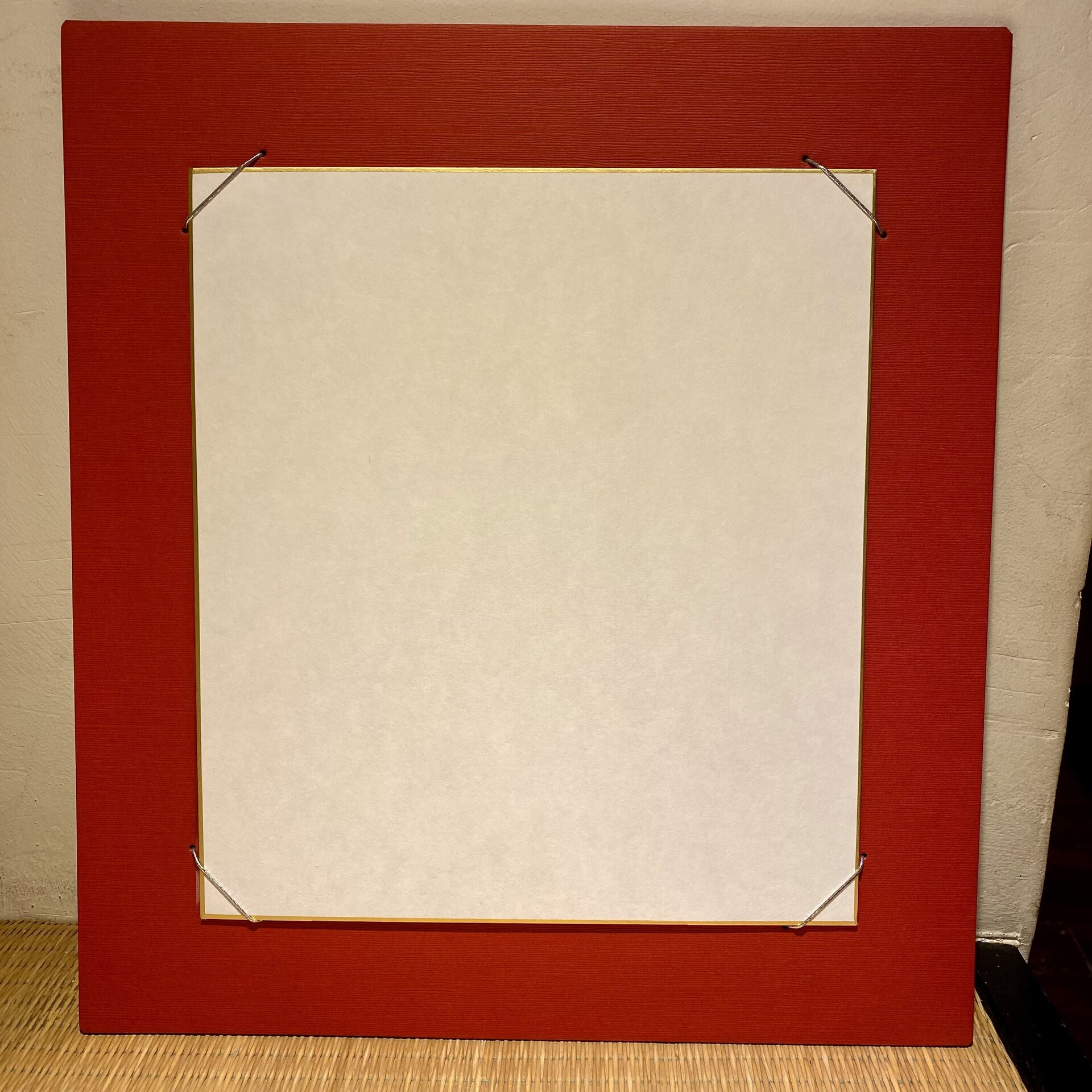 Marco japonés tradicional para Shikishi ( Rojo) - 2