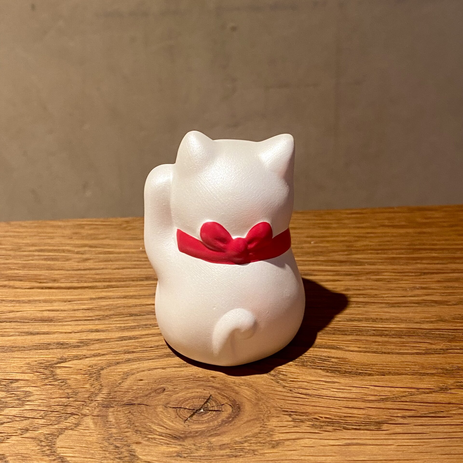 Gato de la suerte japonés Plateado (Cumplimiento de todos los deseos) - 2