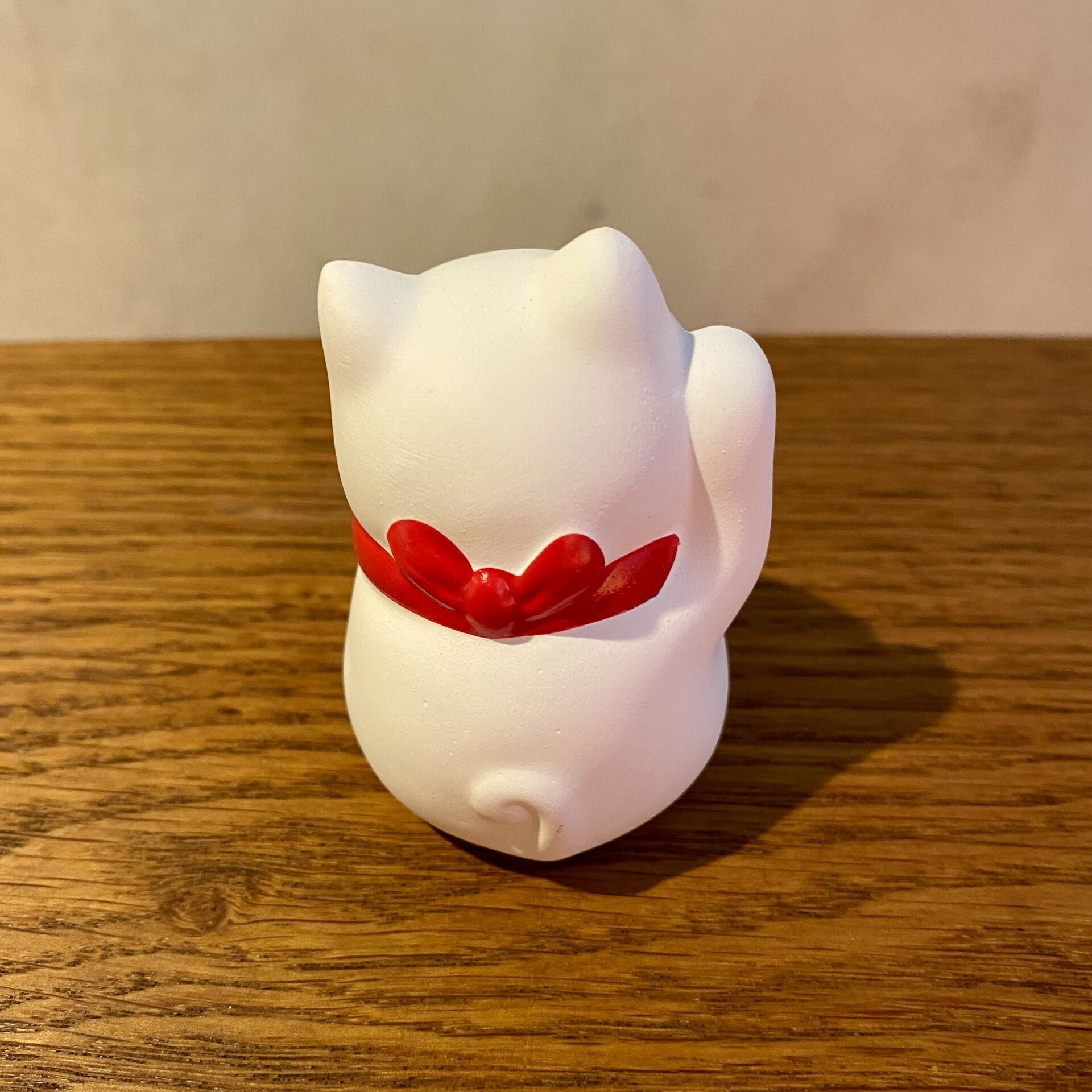 Maneki Neko Blanco ( Buena suerte y fortuna) - 2
