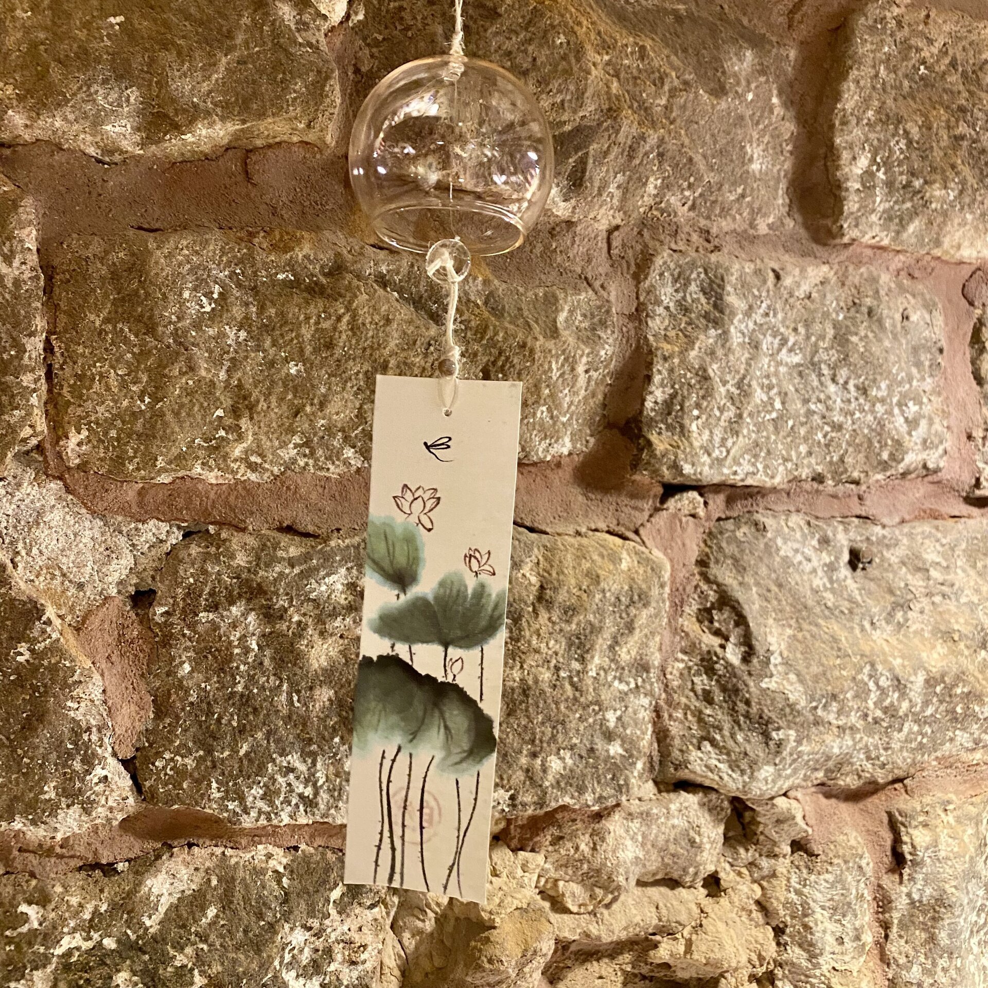 Furin de cristal con Sumie Flor de loto - 1