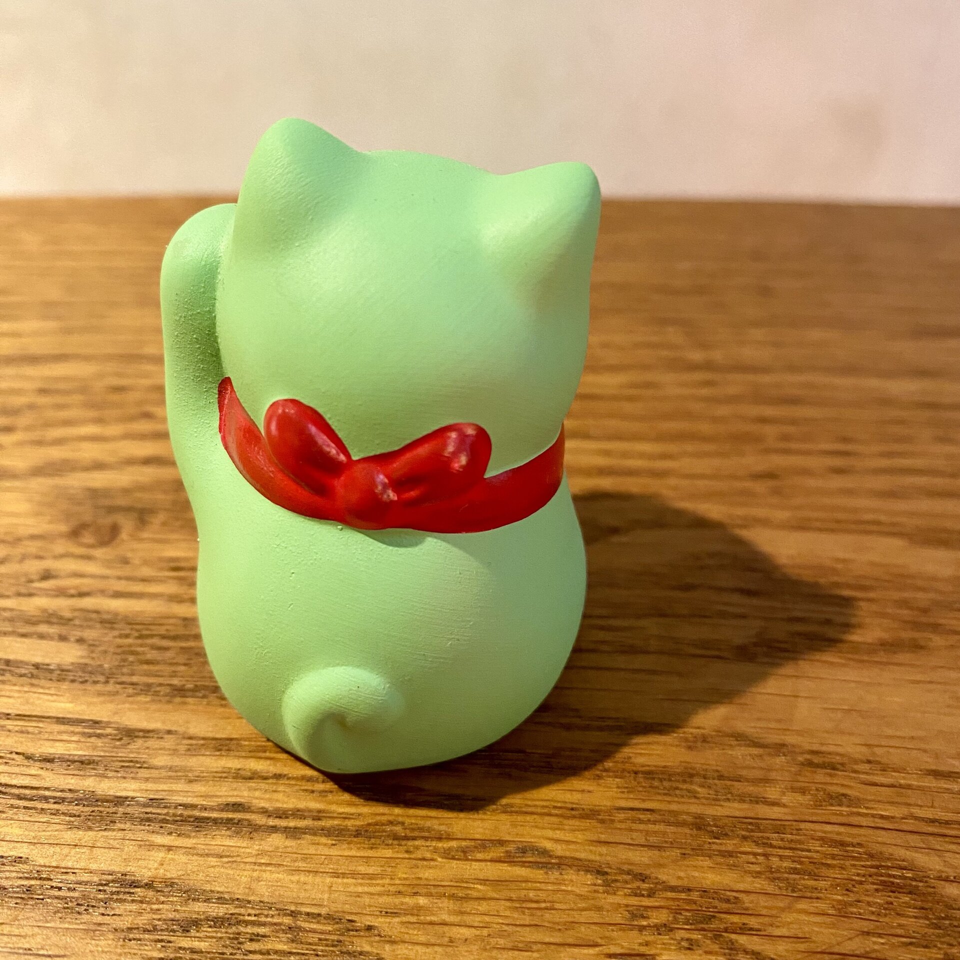 Maneki Neko Verde (Éxito de académico y laboral) - 3