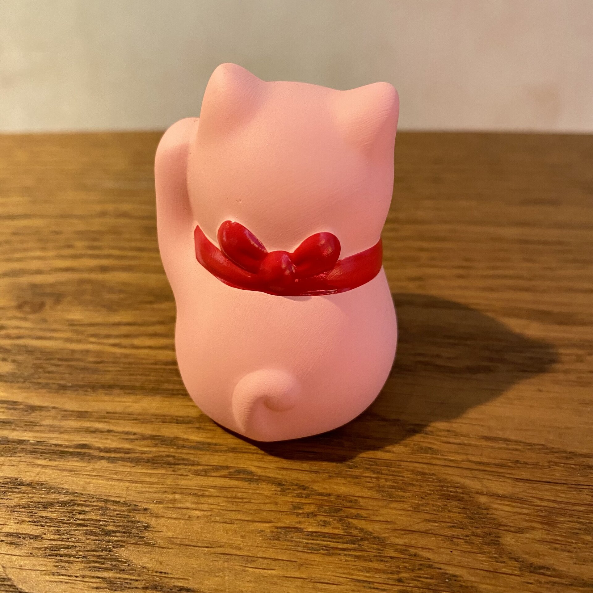 Maneki Neko Rosa ( Suerte de amor) - 3