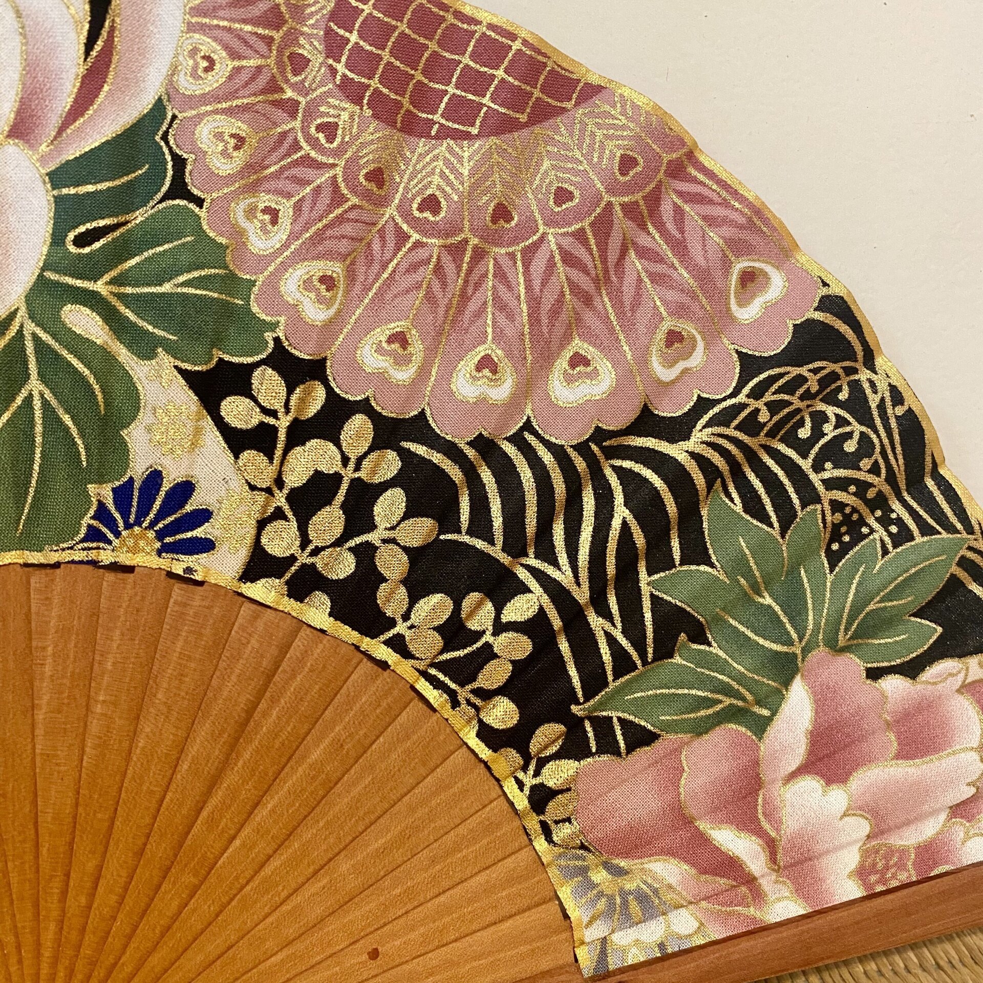 Abanico de tela Shizuka - 3