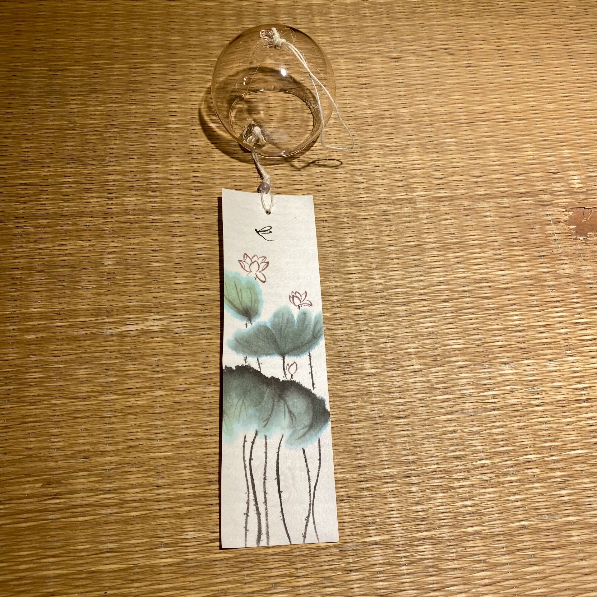 Furin de cristal con Sumie Flor de loto - 2